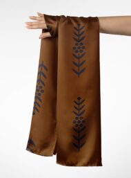 Stem flower style with brown, black colors - Image 3