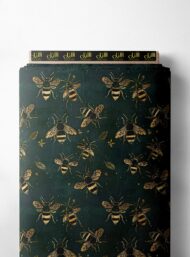 Bee animal style with black,yellow colors