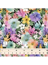 Bloom flower style with green,pink colors - Image 5