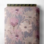 Petal flower style with pink,white colors