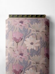 Petal flower style with pink,white colors