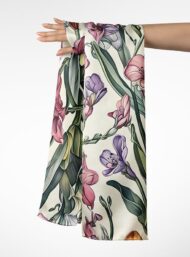 Petal flower style with pink,green colors - Image 3