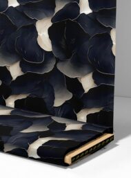 Petal flower style with black,white colors - Image 4