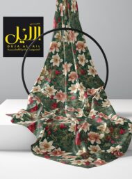 Petal flower style with red,green colors - Image 2