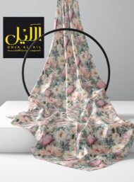 Petal flower style with pink,green colors - Image 2