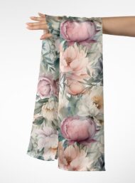 Petal flower style with pink,green colors - Image 3