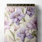 Petal flower style with blue,green colors