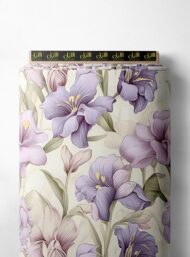 Petal flower style with blue,green colors