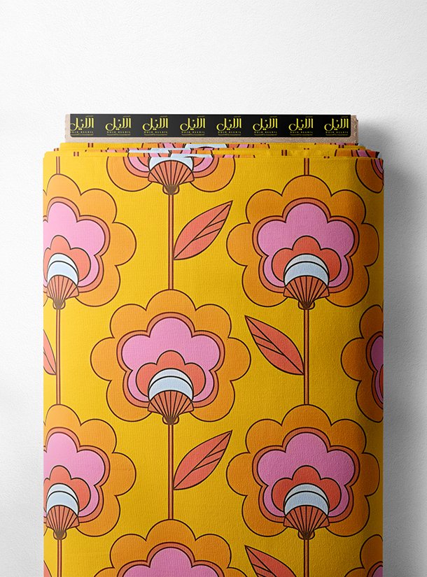 LAI01-0997_1-1.jpg Petal flower style with pink,yellow colors - Image 1