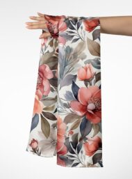 Petal flower style with pink,green colors - Image 3