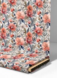 Petal flower style with pink,green colors - Image 4