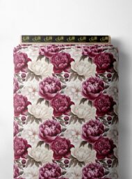 Bloom flower style with pink,white colors