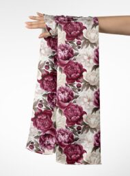 Bloom flower style with pink,white colors - Image 3