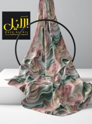 Wave abstract style with pink,green colors - Image 2