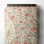 Bloom flower style with pink,green colors