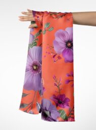 Petal flower style with pink, green colors - Image 3