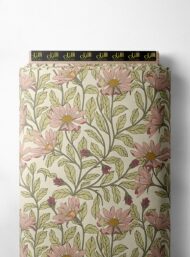 Petal flower style with pink,green colors