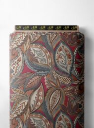 Leaf flower style with brown,red colors