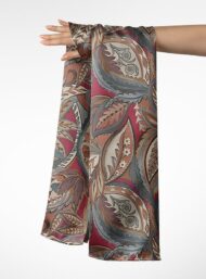 Leaf flower style with brown,red colors - Image 3