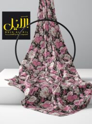 Rose flower style with pink,green colors - Image 2