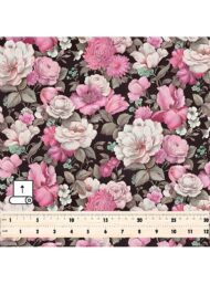 Rose flower style with pink,green colors - Image 5
