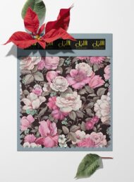 Rose flower style with pink,green colors - Image 6