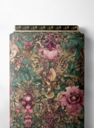 Petal flower style with pink,green colors