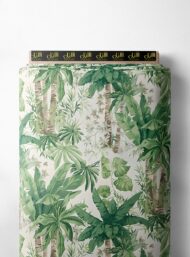 Leaf nature style with green,white colors