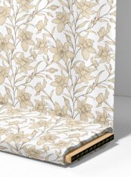 Petal flower style with brown, white colors - Image 4