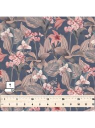 Leaf flower style with pink,green colors - Image 5