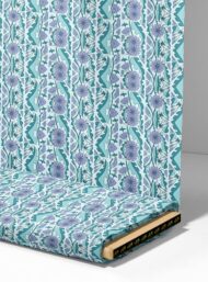 Bloom flower style with blue, green colors - Image 4