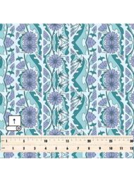 Bloom flower style with blue, green colors - Image 5