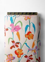 Petal flower style with pink,orange colors