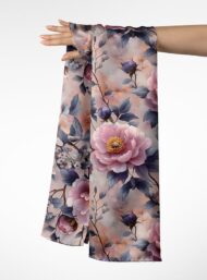 Bloom flower style with pink,green colors - Image 3