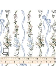 Ribbon flower style with blue,pink colors - Image 5