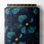 Petal flower style with blue,green colors