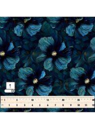 Petal flower style with blue,green colors - Image 5