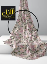 Leaf flower style with pink,grey colors - Image 2