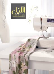 Leaf flower style with pink,grey colors - Image 7