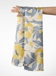 Petal flower style with yellow, grey colors - Image 3