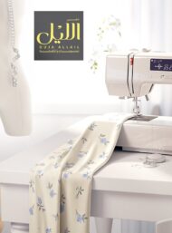 Leaf flower style with white, blue colors - Image 7