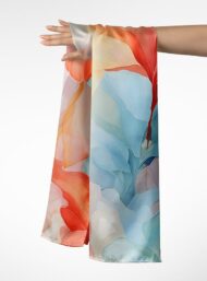 Leaf flower style with red,blue colors - Image 3