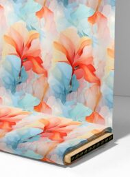 Leaf flower style with red,blue colors - Image 4