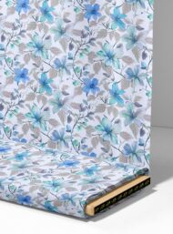 Petal flower style with blue,grey colors - Image 4