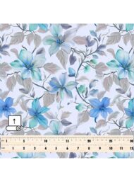 Petal flower style with blue,grey colors - Image 5
