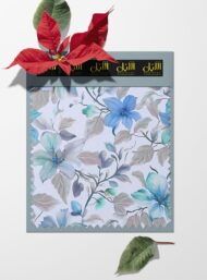 Petal flower style with blue,grey colors - Image 6
