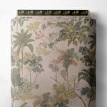 Palm nature style with green,brown colors