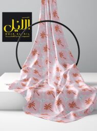 Palm flower style with pink, orange colors - Image 2