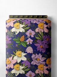 Petal flower style with pink,yellow colors