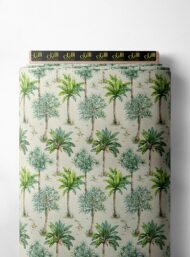 Palm nature style with green,white colors